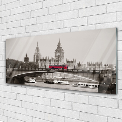 Obraz na skle Most Londýn Big Ben
