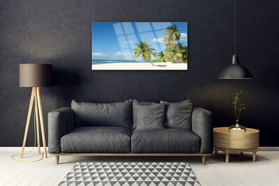 Obraz na skle Pláž Palma Moře Krajina