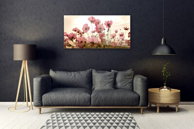 Obraz na skle Polní Květiny Louka Příroda