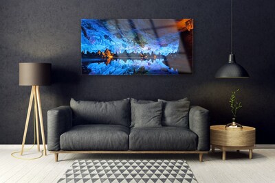 Obraz na skle Jeskyně Světlo Ledovec