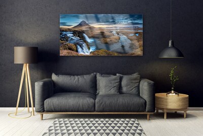 Obraz na skle Vodopád Řeka Krajina