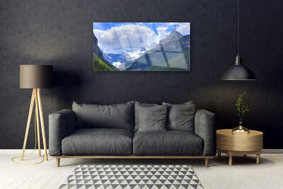 Obraz na skle Krajina Hory