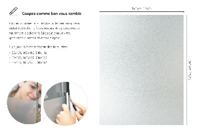 Samolepicí fólie na okna průsvitná