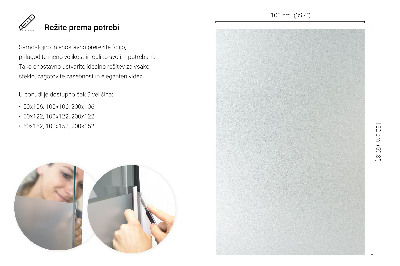 Samolepicí fólie na okna průsvitná