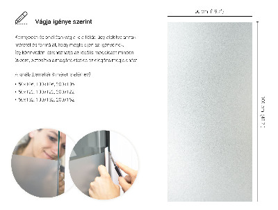 Samolepicí fólie na okna průsvitná