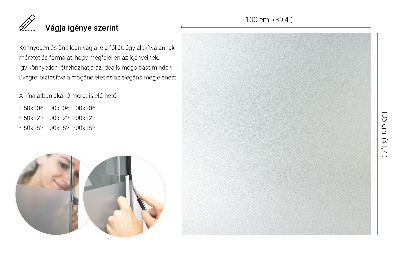 Samolepicí fólie na okna průsvitná