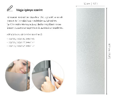 Samolepicí fólie na okna průsvitná