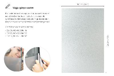 Samolepicí fólie na okna průsvitná