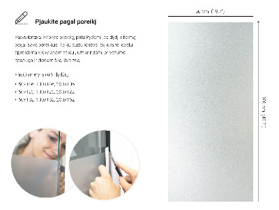 Samolepicí fólie na okna průsvitná