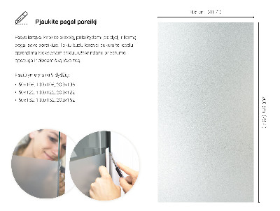 Samolepicí fólie na okna průsvitná