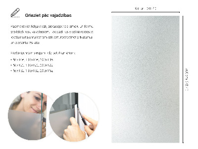 Samolepicí fólie na okna průsvitná