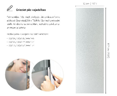 Samolepicí fólie na okna průsvitná