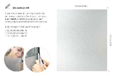 Samolepicí fólie na okna průsvitná