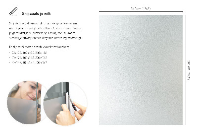 Samolepicí fólie na okna průsvitná