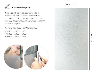 Samolepicí fólie na okna průsvitná