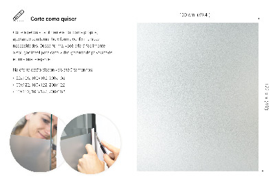 Samolepicí fólie na okna průsvitná