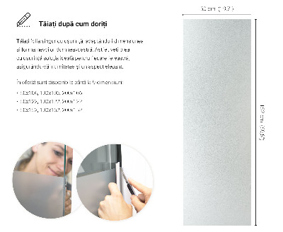 Samolepicí fólie na okna průsvitná