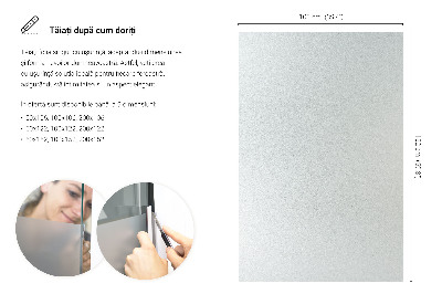 Samolepicí fólie na okna průsvitná