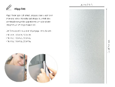 Samolepicí fólie na okna průsvitná