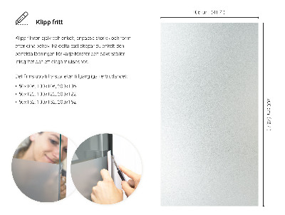 Samolepicí fólie na okna průsvitná