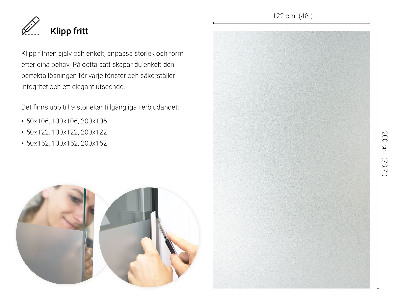 Samolepicí fólie na okna průsvitná