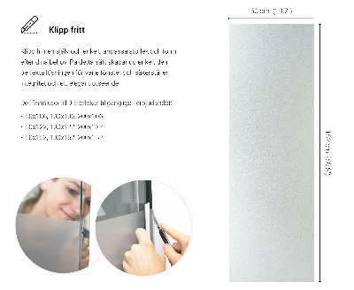 Samolepicí fólie na okna průsvitná