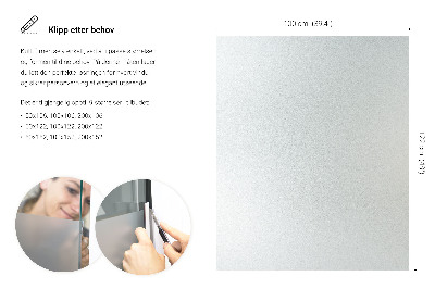 Samolepicí fólie na okna průsvitná