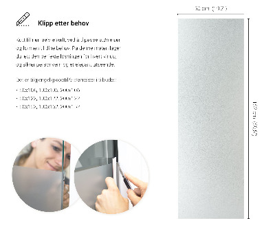 Samolepicí fólie na okna průsvitná