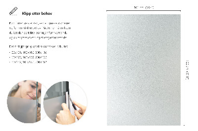 Samolepicí fólie na okna průsvitná