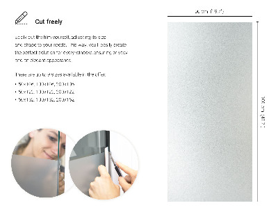 Samolepicí fólie na okna průsvitná