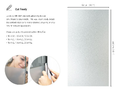 Samolepicí fólie na okna průsvitná