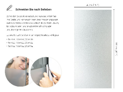 Samolepicí fólie na okna průsvitná