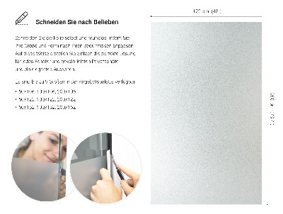 Samolepicí fólie na okna průsvitná