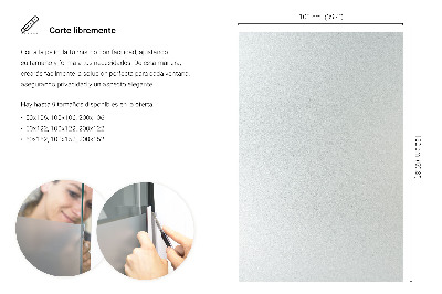 Samolepicí fólie na okna průsvitná