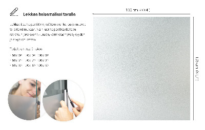 Samolepicí fólie na okna průsvitná