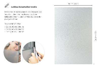 Samolepicí fólie na okna průsvitná