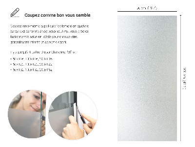 Samolepicí fólie na okna průsvitná