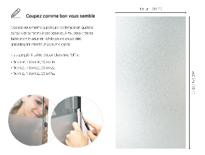 Samolepicí fólie na okna průsvitná