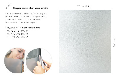 Samolepicí fólie na okna průsvitná