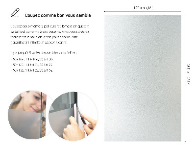 Samolepicí fólie na okna průsvitná