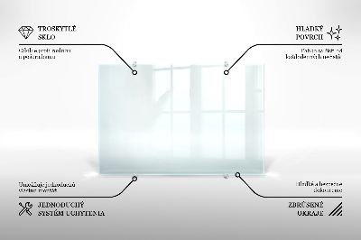 Kuchyňský panel transparentní