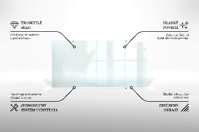 Kuchyňský panel transparentní