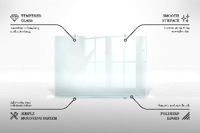 Kuchyňský panel transparentní