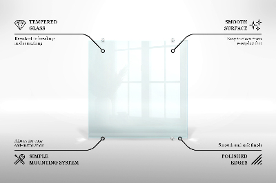 Kuchyňský panel transparentní