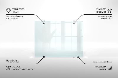 Kuchyňský panel transparentní