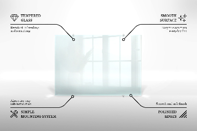 Kuchyňský panel transparentní