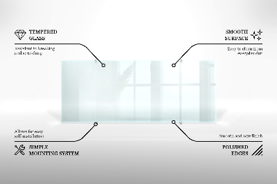Kuchyňský panel transparentní