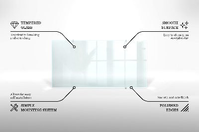 Kuchyňský panel transparentní