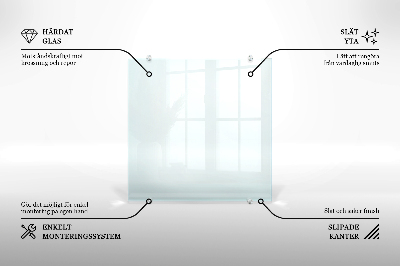 Kuchyňský panel transparentní