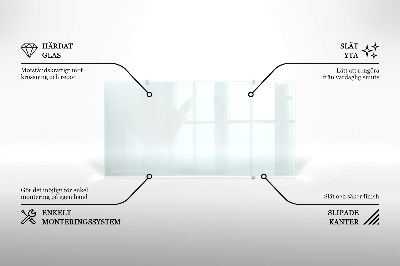 Kuchyňský panel transparentní